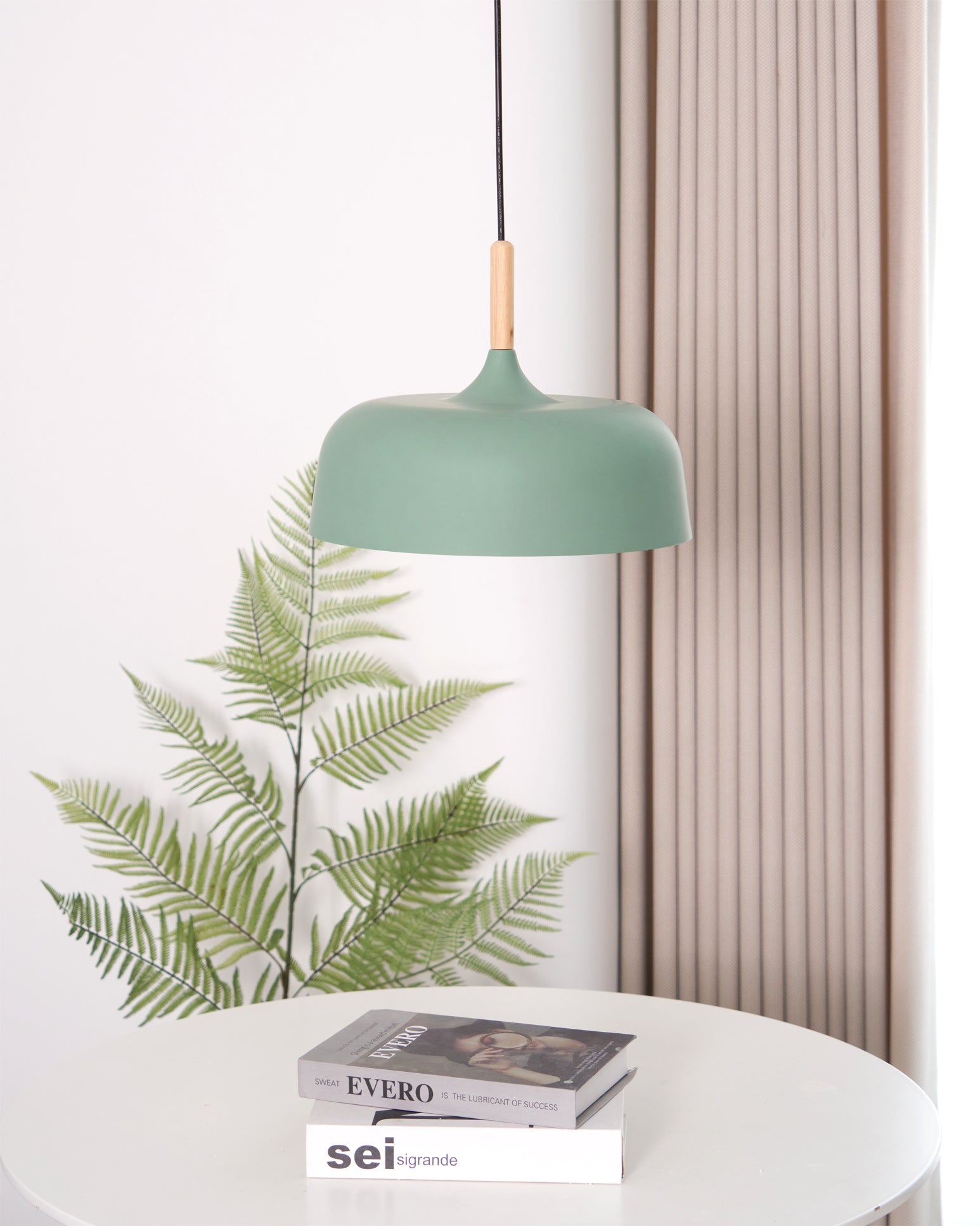 Montara Artisan Brass Pendant Light with Sculpted Glass Shade - Image 6