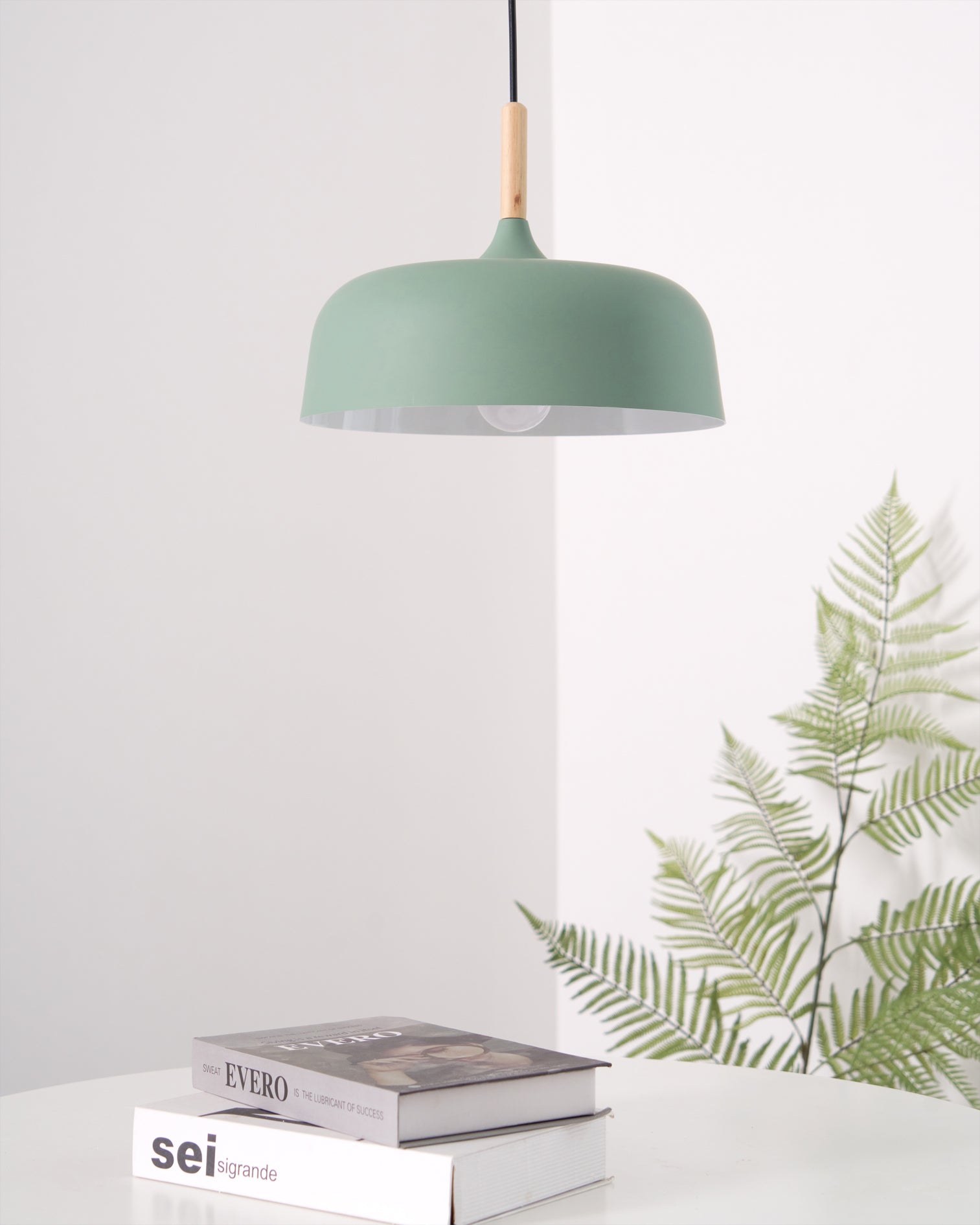 Montara Artisan Brass Pendant Light with Sculpted Glass Shade - Image 4