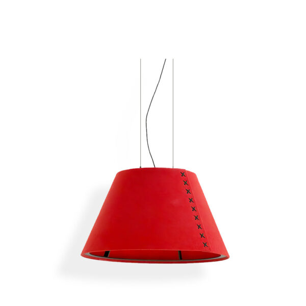 Ravello Sculptural Pendant Light with Brushed Brass Acoustic Chamber