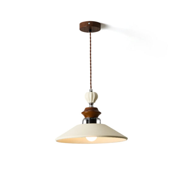 Belluna Sculptural Glass Orb Pendant Light with Brushed Brass Detail