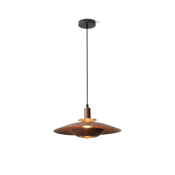 Nerola Crystal Pendant Light with Brushed Brass Accents