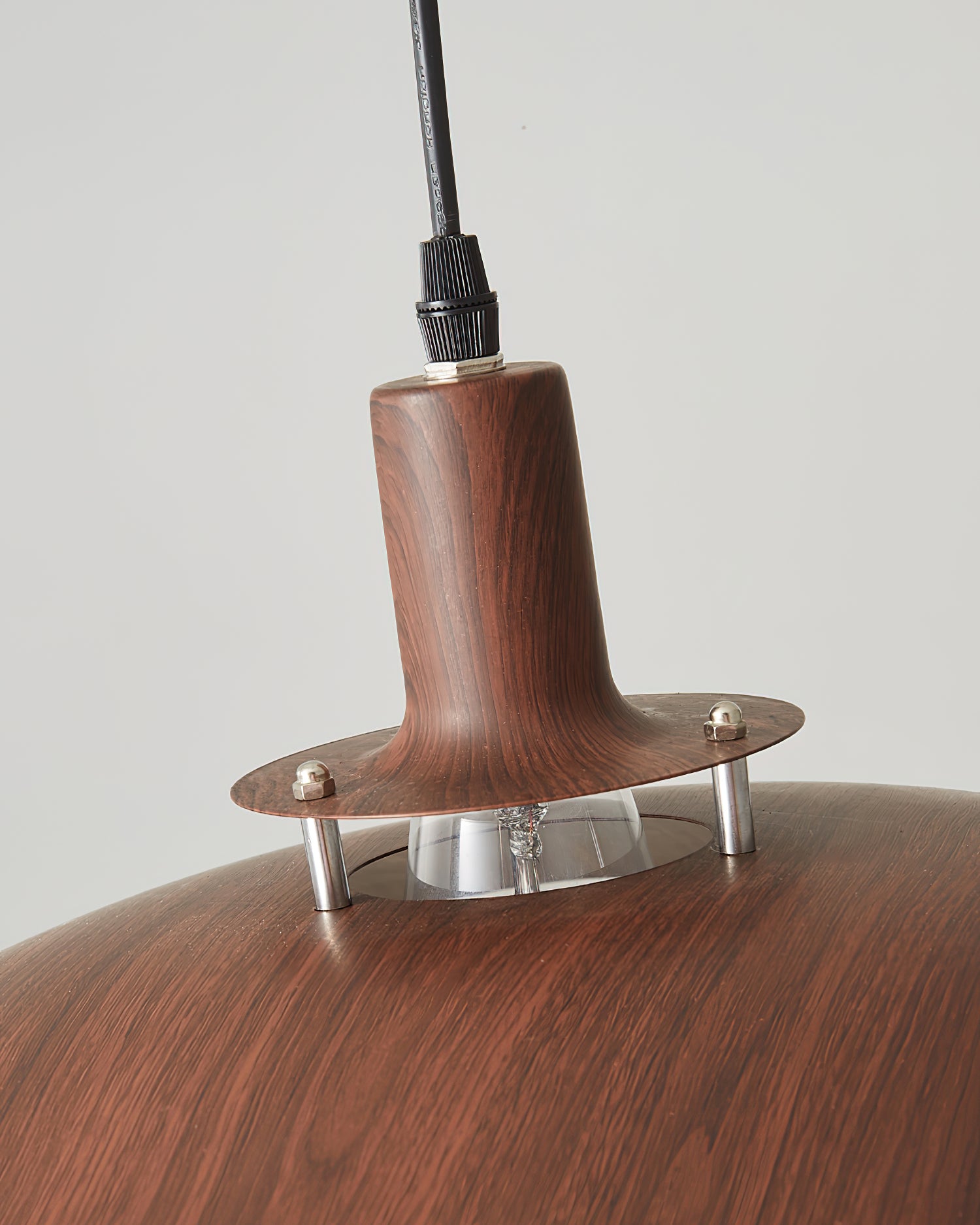 Nerola Crystal Pendant Light with Brushed Brass Accents - Image 4
