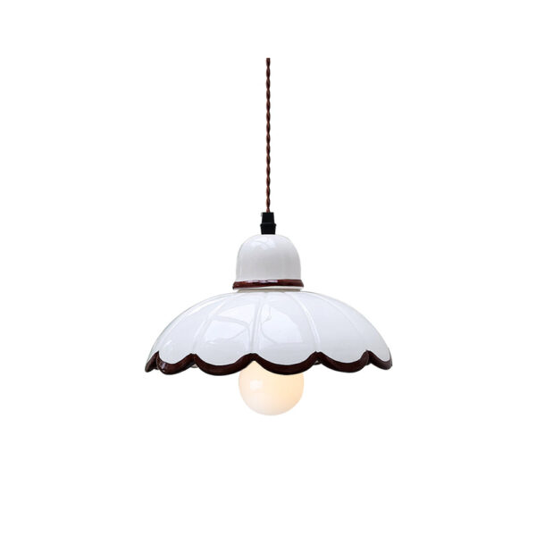 Belluna Crystal Pendant Light with Brushed Brass Accents