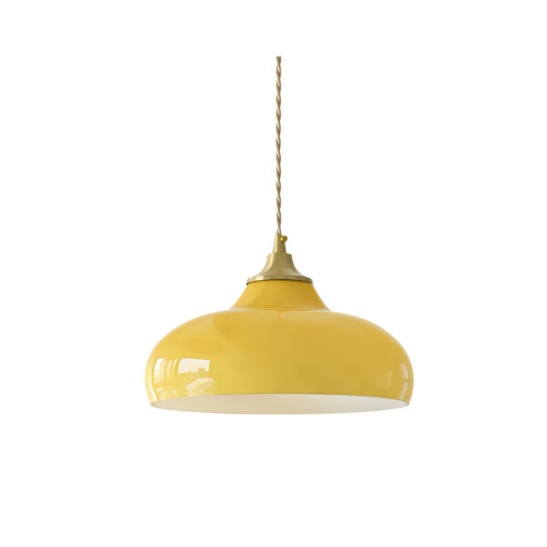 Lunaria Brushed Brass Sculptural Pendant Light