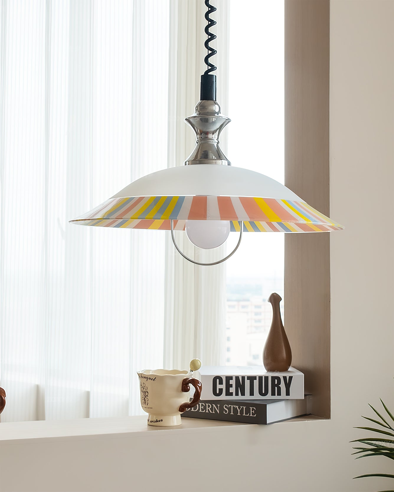 Bellagio Crystal Waterfall Pendant Light with Brushed Brass Frame - Image 6