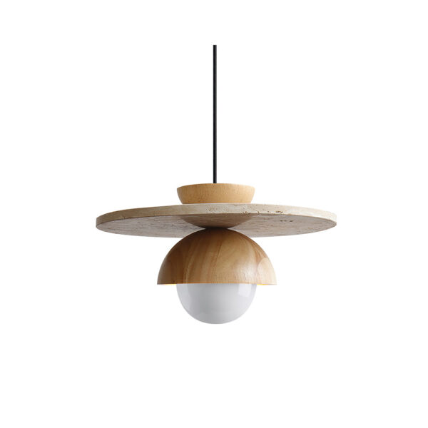 Serafina Crystal Pendant Light with Hand-Blown Glass Dome