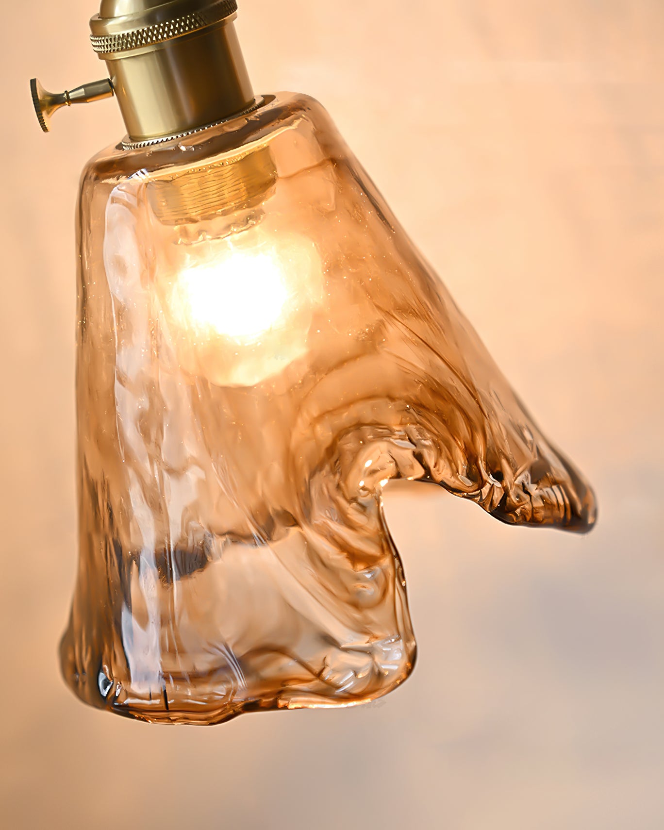 Radiance Crystal Pendant Light with Brushed Brass Accents - Image 11