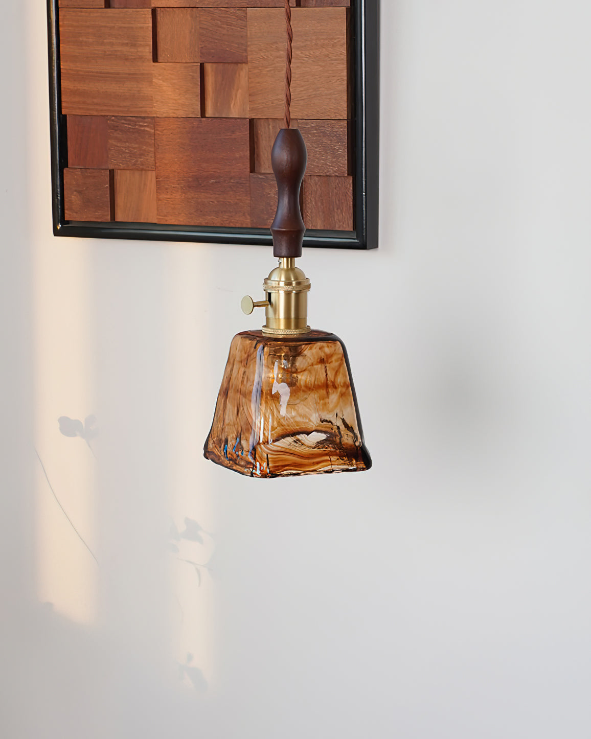 Radiance Crystal Pendant Light with Brushed Brass Accents - Image 13