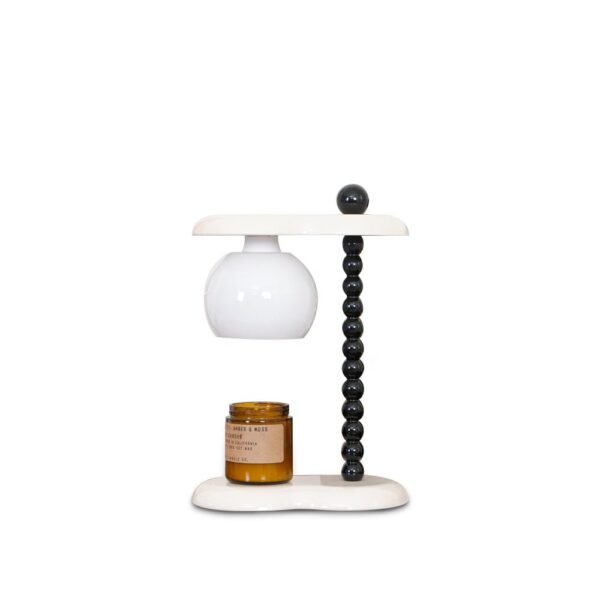 Ambria Ceramic Candle Warmer Lamp with Artisanal Porcelain Base