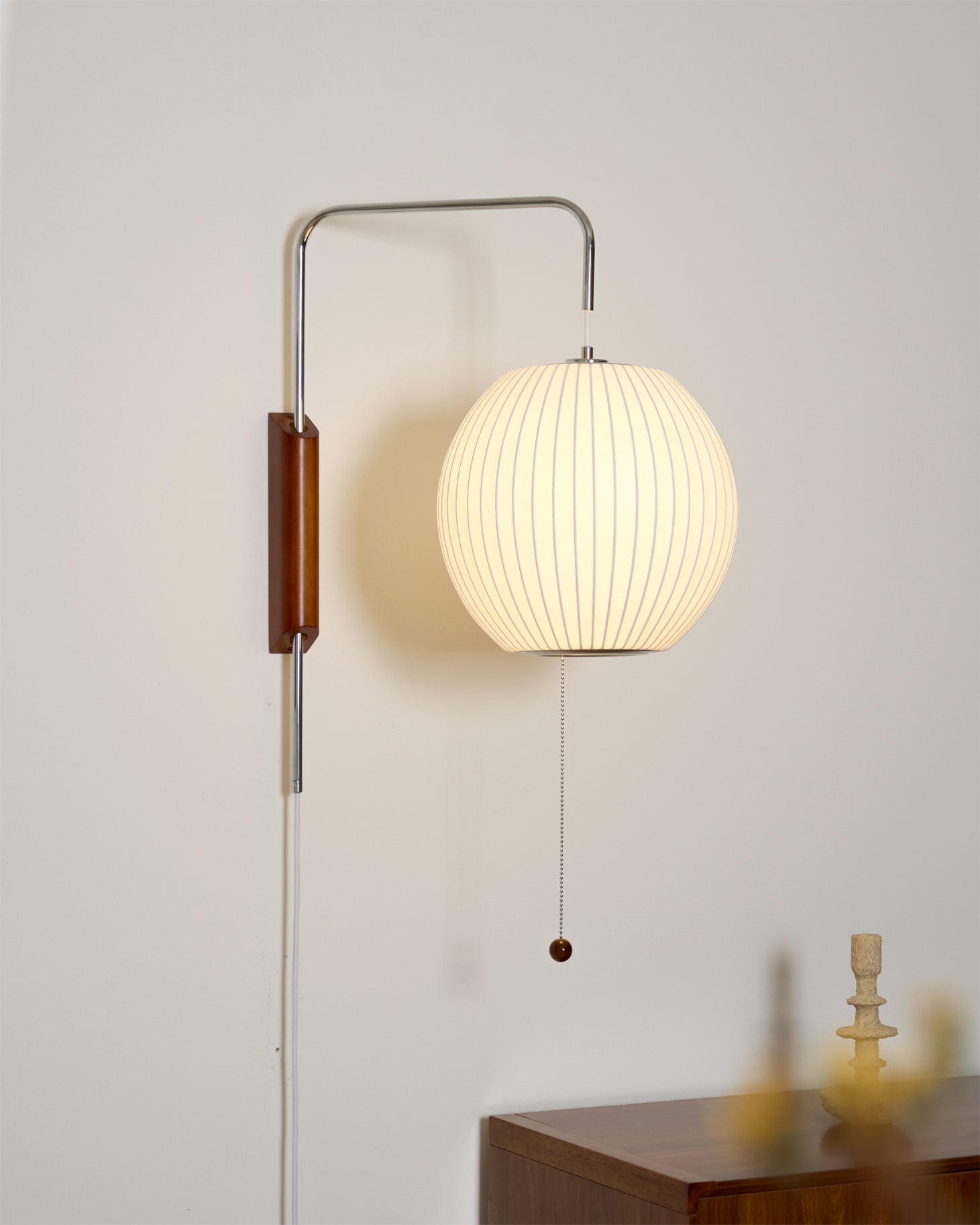 Lorenza Sculptural Brass Wall Sconce with Opaline Shade - Image 19