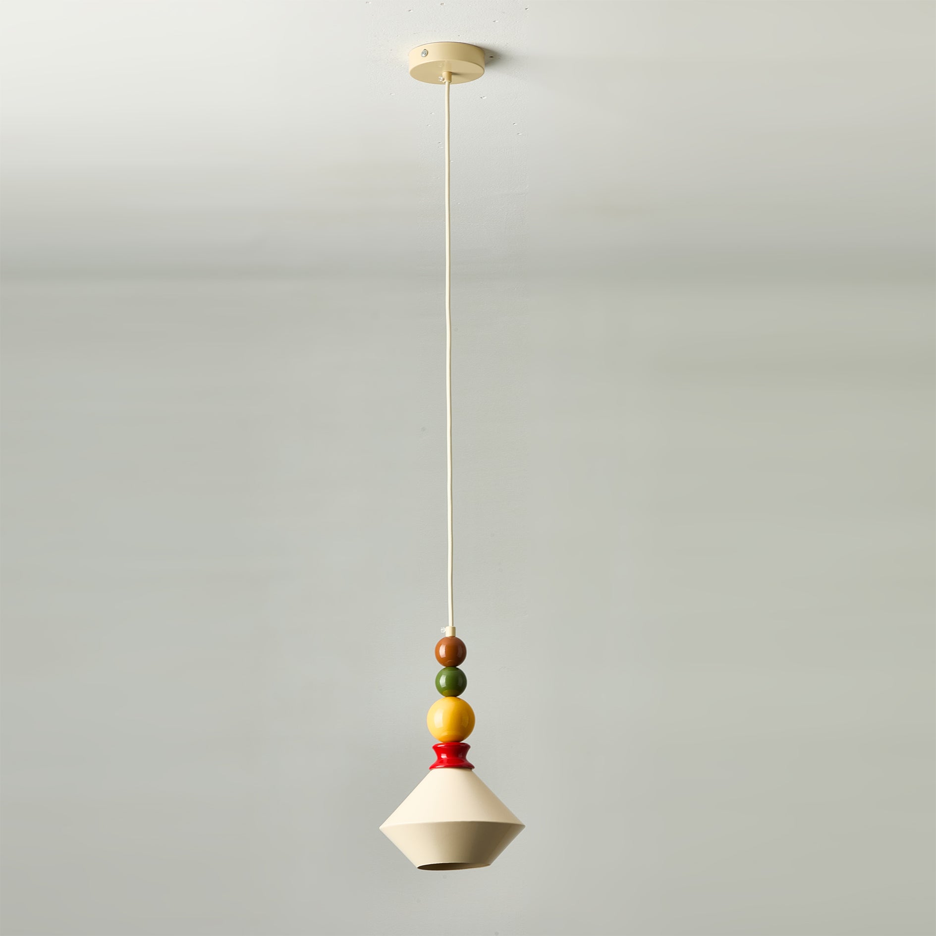 Amara Crystal Pendant Light with Brushed Brass Accents - Image 10