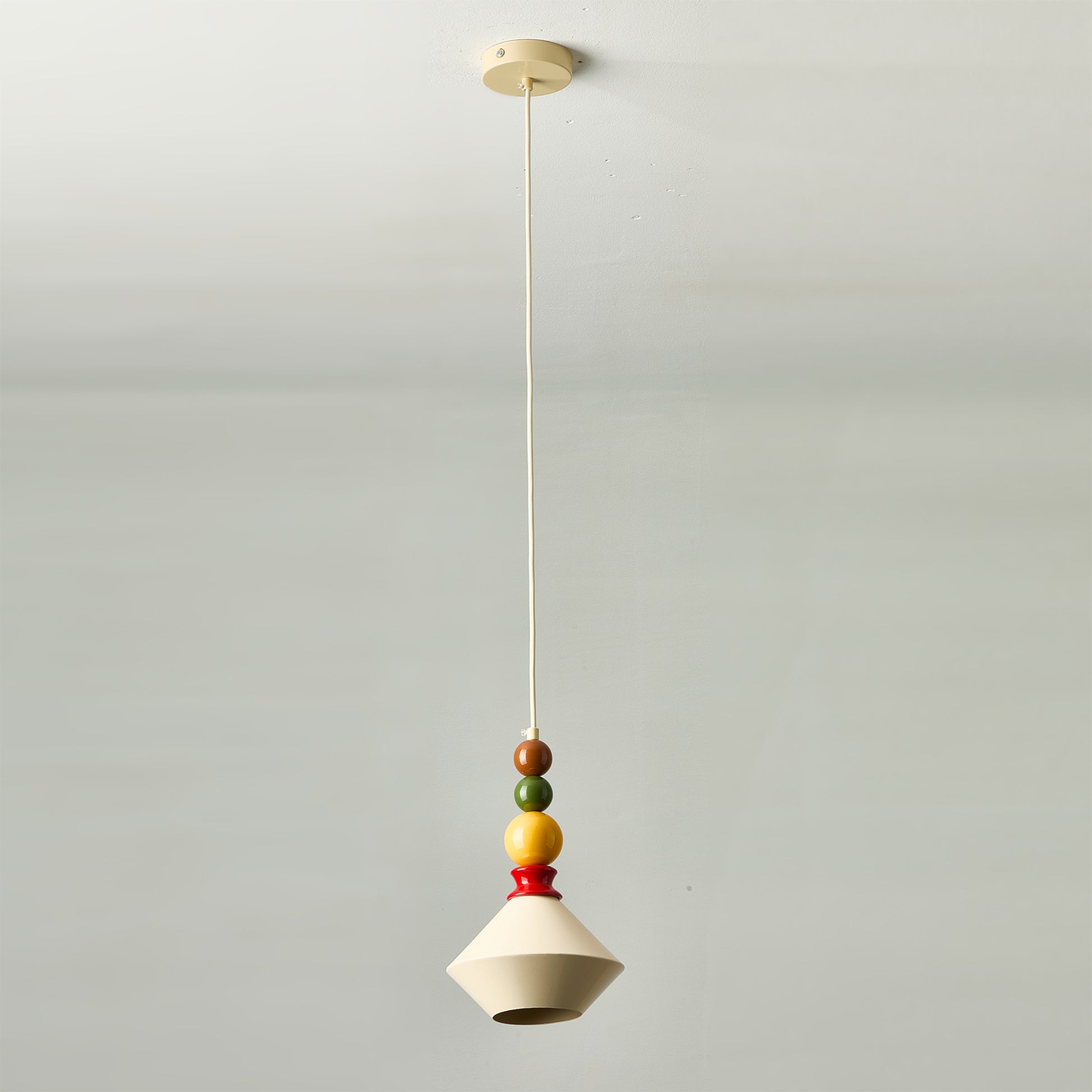 Amara Crystal Pendant Light with Brushed Brass Accents - Image 11