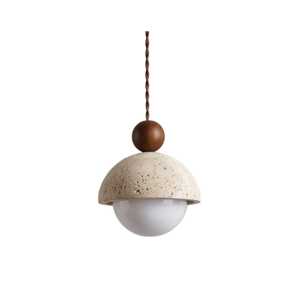 Palermo Crystal Pendant Light with Brushed Brass Accents
