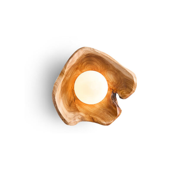 Montara Brushed Brass Wall Sconce with Opaline Glass Shade