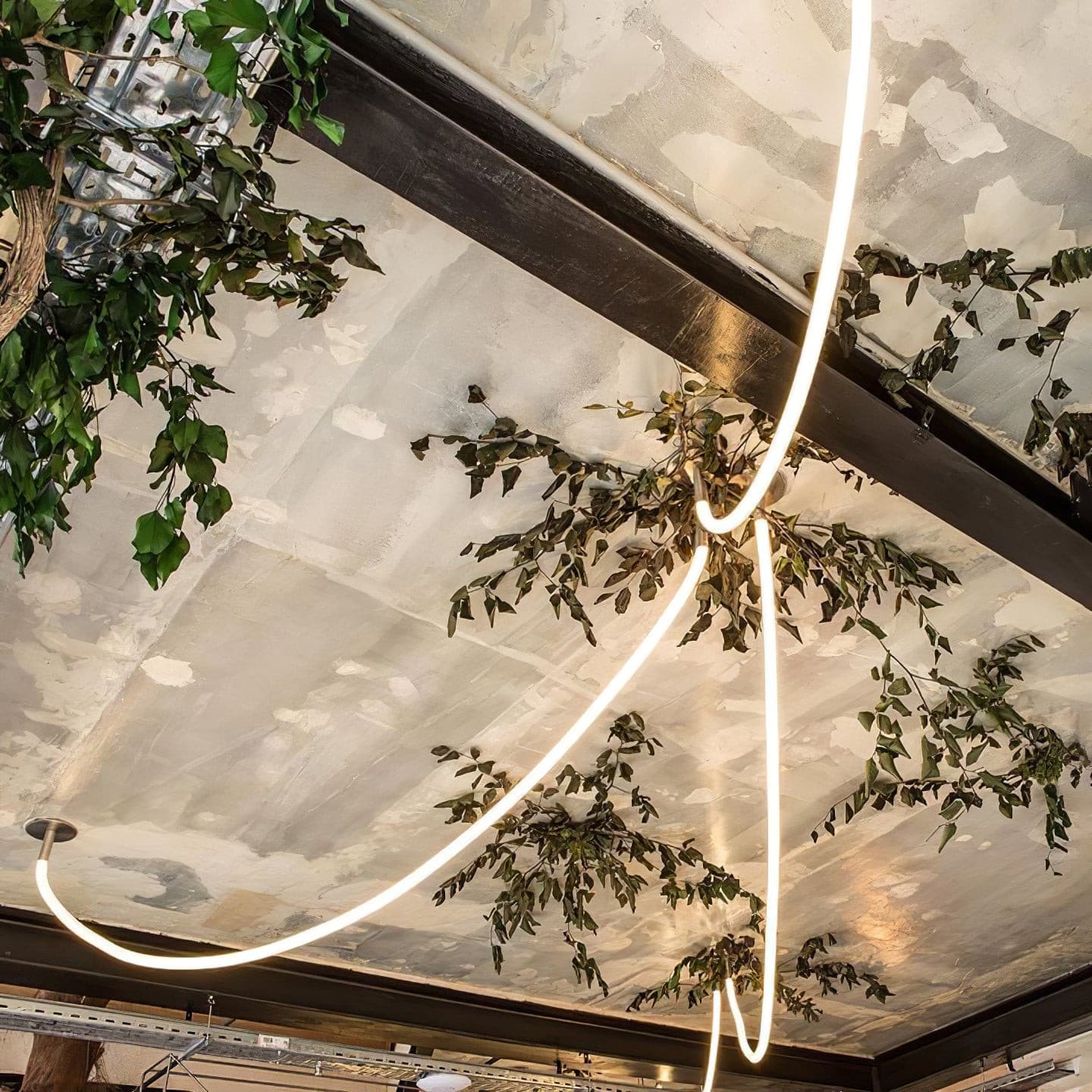 Lorenza Adjustable LED Pendant Light with Brushed Brass Arms - Image 55